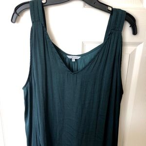 Cold Shoulder Forest Green Blouse